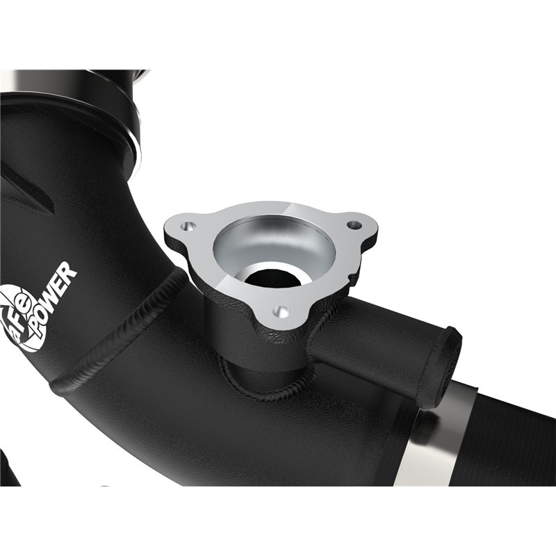 aFe Power | BladeRunner 2-1/2 IN Aluminum Hot Charge Pipe Black - Tundra 3.4T 2022-2025