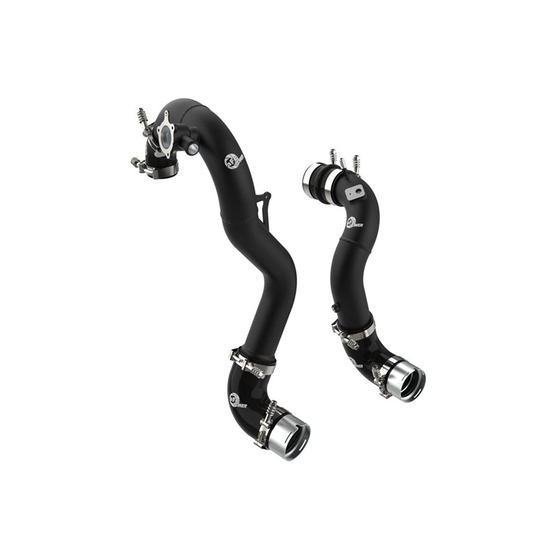 aFe Power | BladeRunner 3 IN Aluminum Hot and Cold Charge Pipe Kit Black - Bronco 2.3T 2021-2025