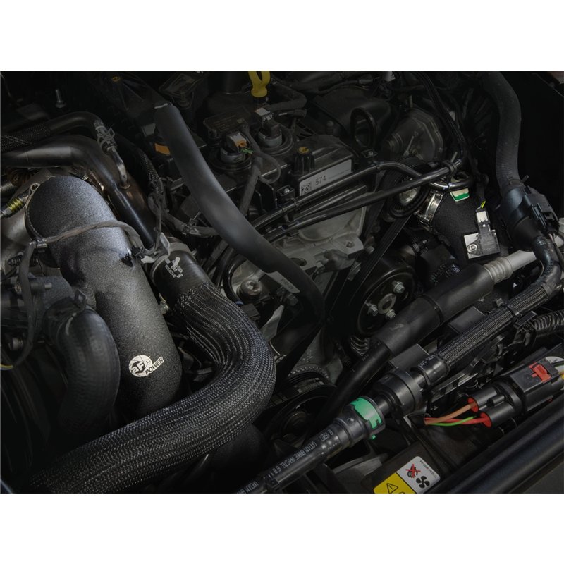 aFe Power | BladeRunner 3 IN Aluminum Hot Charge Pipe Black - Bronco 2.3T 2021-2025