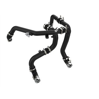 aFe Power | BladeRunner 2-1/4 IN/2-3/4 IN Aluminum Hot and Cold Charge Pipe Kit Black - Bronco 2.7T 2021-2025