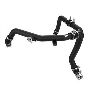 aFe Power | BladeRunner 2-1/4 IN/2-1/2 IN Aluminum Hot Charge Pipe Black - Bronco 2.7T 2021-2025