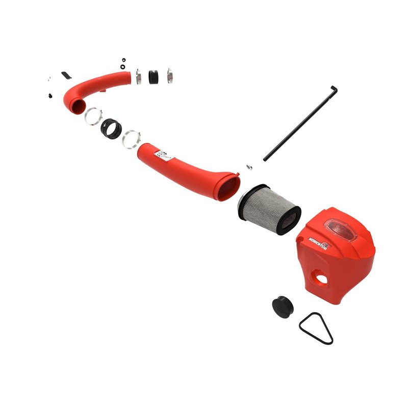 aFe Power | Momentum GT Cold Air Intake System Red w/Pro DRY S Filter - 300 / Challenger / Charger 3.6L 2011-2023