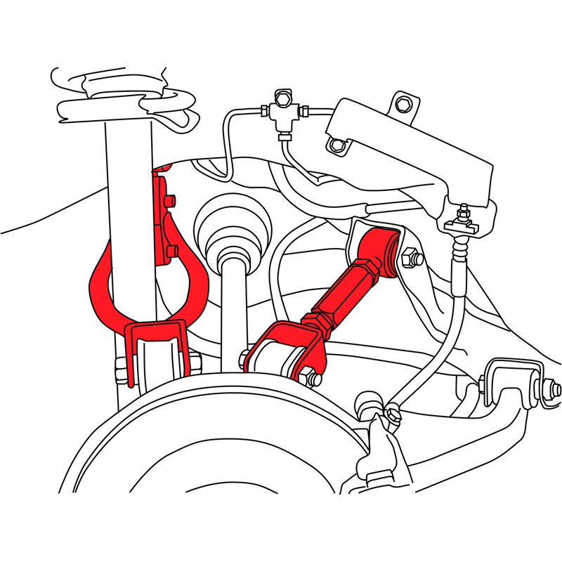 SPC | NISSAN REAR CAMB ARM & LINK - Rear - 240SX / 300ZX 2.4L / 3.0L 1989-1996