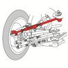 SPC | INFINITI TOE LINK - Rear - Infiniti 2011-2024