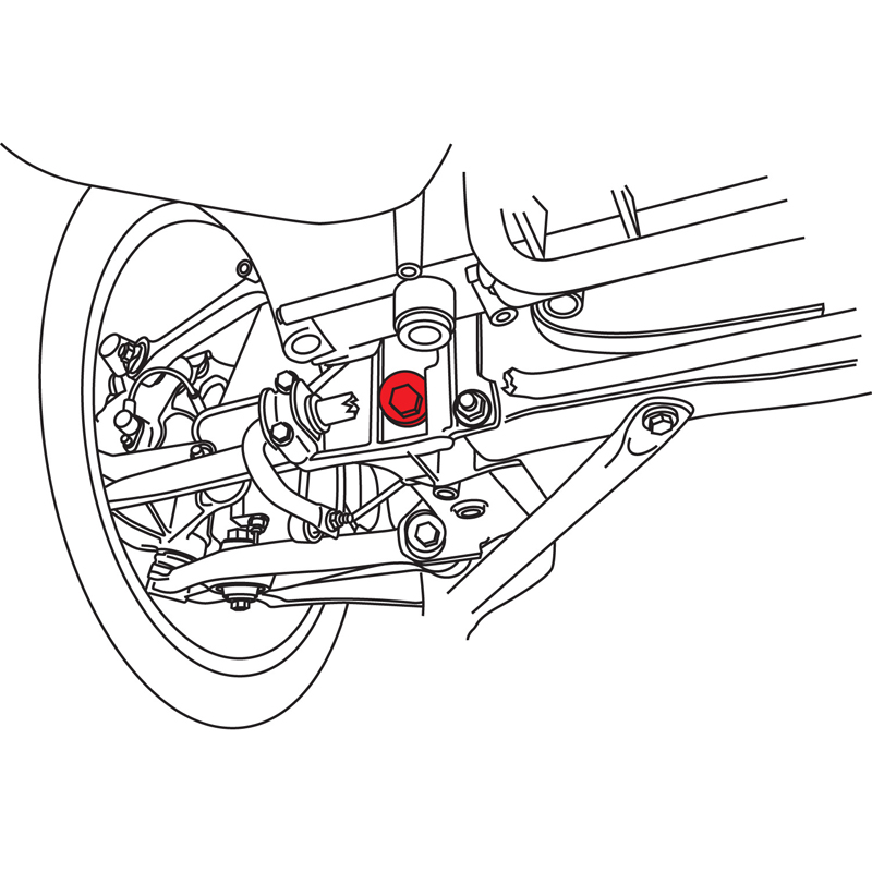 SPC | PORSCHE REAR TOE CAM - Rear - Porsche 1997-2025
