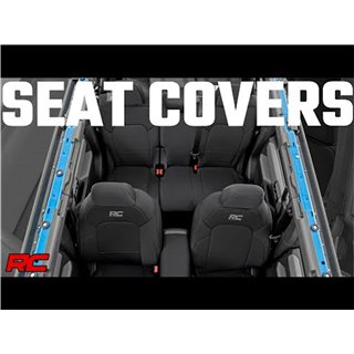 Rough Country | Seat Cover Set - Bronco 2.3T / 2.7T / 3.0T 2021-2024