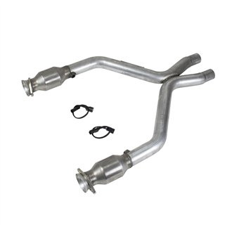 BBK Performance | High-Flow Short Mid X-Pipe Assembly - Mustang 3.7L 2011-2014