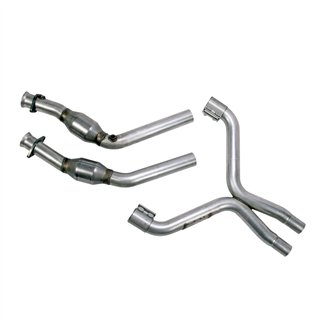 BBK Performance | High-Flow Full X-Pipe Assembly - Mustang Base / ST 3.7L 2011-2014