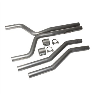 BBK Performance | High-Flow Short Mid X-Pipe Assembly - Camaro 3.6L 2010-2011