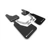 RallyArmor | Black UR Mud Flap White Logo - Ioniq 5 2022-2024