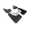 RallyArmor | Black UR Mud Flap Blue Logo - Ioniq 5 2022-2024