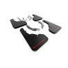 RallyArmor | Black UR Mud Flap Red Logo - Santa Cruz / XRT 2022-2025