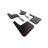 RallyArmor | Black UR Mud Flap Red Logo - Kona N 2022-2023