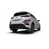 RallyArmor | Black UR Mud Flap White Logo - Kona N 2022-2023
