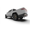RallyArmor | Black UR Mud Flap Dark Grey Logo - Rivian R1T 2022-2025