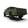 RallyArmor | Black Mud Flap Army Green Logo - Tacoma 2016-2023