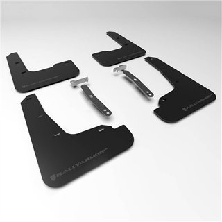 RallyArmor | Black UR Mud Flap Grey Logo - Elantra 2021-2023