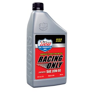Lucas Oil | Synthetic SAE 20W-50 Racing Only