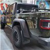 RallyArmor | Black UR Mud Flap Metallic Black Logo - Gladiator JT Mojave / Rubicon 2020-2025