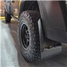 RallyArmor | Black UR Mud Flap Metallic Black Logo - Gladiator JT Mojave / Rubicon 2020-2025