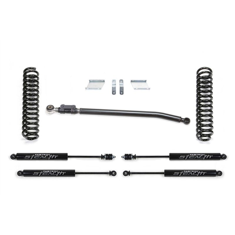 Fabtech | Basic Lift System w/Shocks - 2.5 in. - F-250 / F-350 6.4L / 6.7L 2008-2016