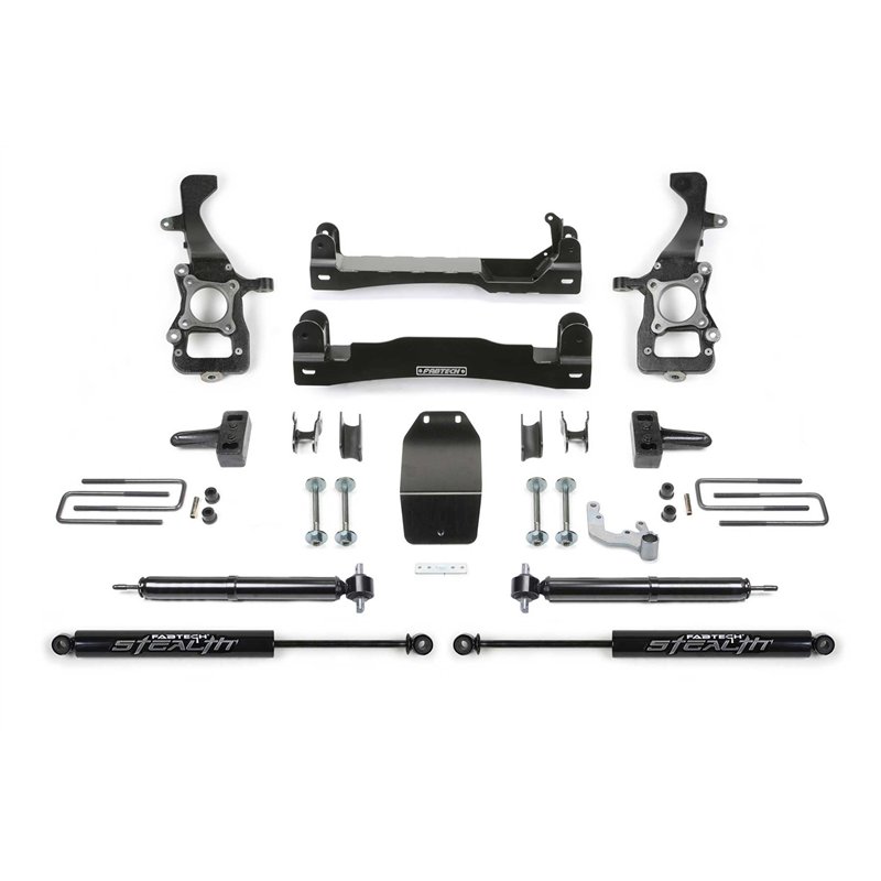 Fabtech | Basic Lift System w/Shocks - 4 in. - F-150 2021