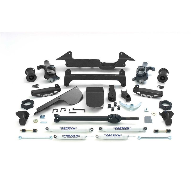 Fabtech | Performance Lift System w/Shocks - 6 in. - H2 6.0L 2003-2005