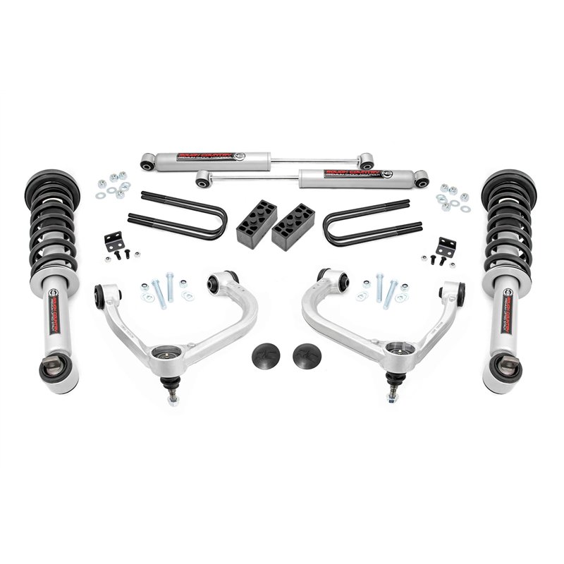 Rough Country | Lift Kit-Suspension w/Shock - F-150 2021-2024