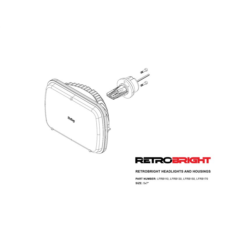 Holley | Holley Retrobright LED Headlight