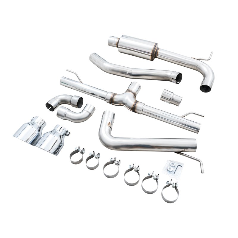 AWE Tuning | Track Edition Exhaust (Chrome Silver Tips) - Golf GTI 2.0T 2022-2025
