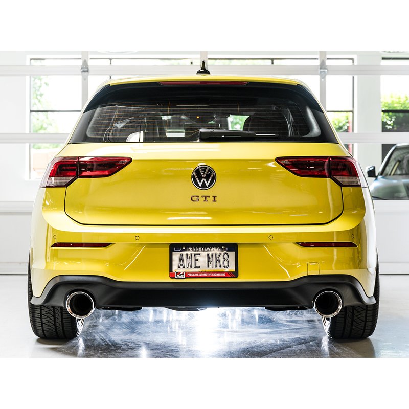 AWE Tuning | Touring Edition Exhaust (Chrome Silver Tips) - Golf GTI 2.0T 2022-2025