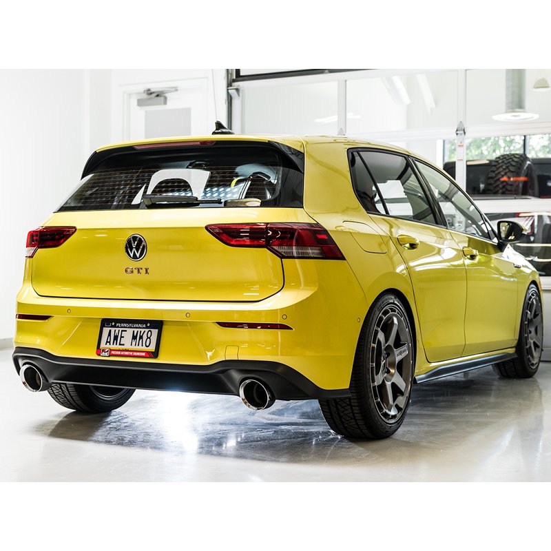 AWE Tuning | Touring Edition Exhaust (Chrome Silver Tips) - Golf GTI 2.0T 2022-2025