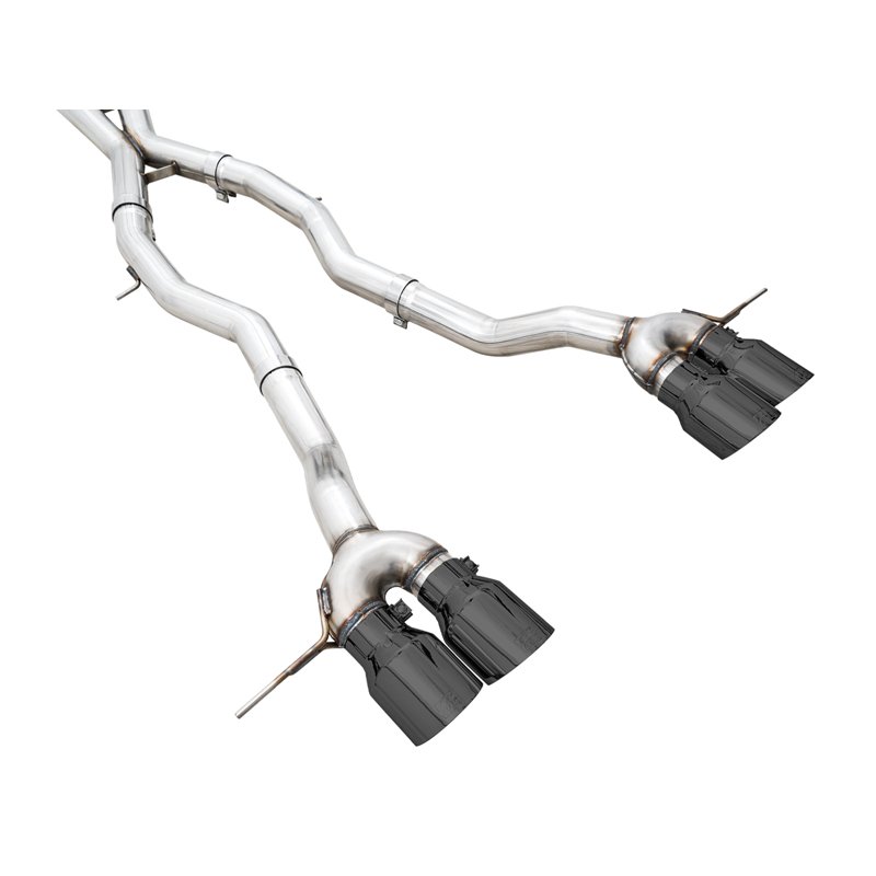 AWE Tuning | Track Edition Catback Exhaust (Diamond Black Tips) - BMW 3.0T 2021-2025