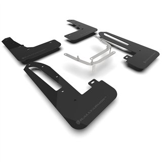 RallyArmor | Black UR Mud Flap Grey Logo - Civic Type R 2023-2025