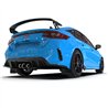 RallyArmor | Black UR Mud Flap Light Blue Logo - Civic Type R 2023-2025