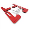 RallyArmor | Red UR Mud Flap Black Logo - Civic Type R 2023-2025