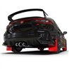 RallyArmor | Red UR Mud Flap Black Logo - Civic Type R 2023-2025