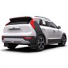 RallyArmor | Black UR Mud Flap White Logo - Niro 2023-2025