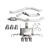 AWE Tuning | Touring Cat-Back Exhaust Tri 4.5in Chrome Tips - Civic 2.0T 2023-2025