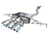 AWE Tuning | Touring Cat-Back Exhaust Tri 4.5in Chrome Tips - Civic 2.0T 2023-2025