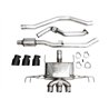 AWE Tuning | Touring Cat-Back Exhaust Tri 4.5in Black Tips - Civic 2.0T 2023-2025