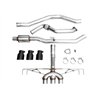 AWE Tuning | Track Cat-Back Exhaust Tri 4.5in Black Tips - Civic 2.0T 2023-2025