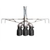 AWE Tuning | Track Cat-Back Exhaust Tri 4.5in Black Tips - Civic 2.0T 2023-2025