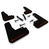 RallyArmor | Black UR Mud Flap Red Logo - Kia EV6 2022-2024