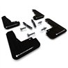 RallyArmor | Black UR Mud Flap White Logo - Kia EV6 2022-2024