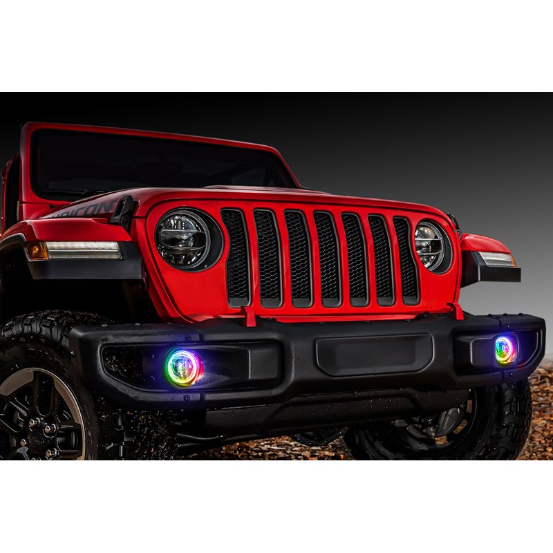 Oracle | LED Waterproof Fog Light Kit, ColorSHIFT - Gladiator / Wrangler (4xe) / Wrangler (JK) / Wrangler (JL) 2018-2021