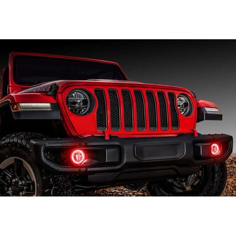 Oracle | LED Waterproof Fog Light Kit, ColorSHIFT - Gladiator / Wrangler (4xe) / Wrangler (JK) / Wrangler (JL) 2018-2021