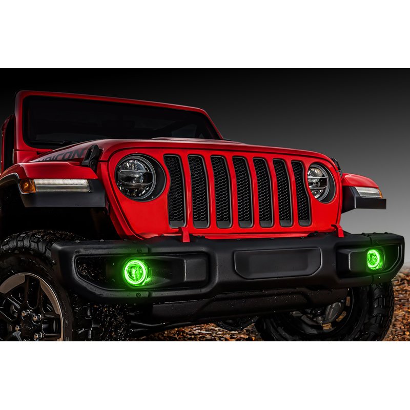Oracle | LED Waterproof Fog Light Kit, ColorSHIFT - Gladiator / Wrangler (4xe) / Wrangler (JK) / Wrangler (JL) 2018-2021