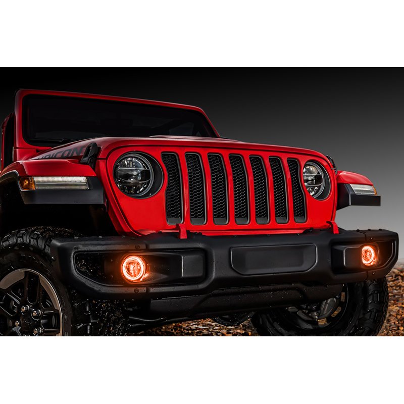 Oracle | LED Waterproof Fog Light Kit, ColorSHIFT - Gladiator / Wrangler (4xe) / Wrangler (JK) / Wrangler (JL) 2018-2021