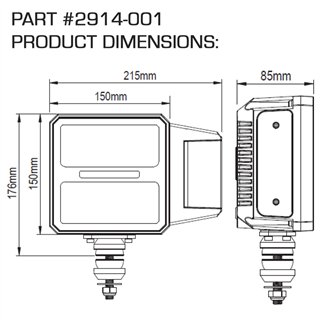 Oracle | ORACLE Lighting Multifunction LED Plow Headlight with Heated Lens